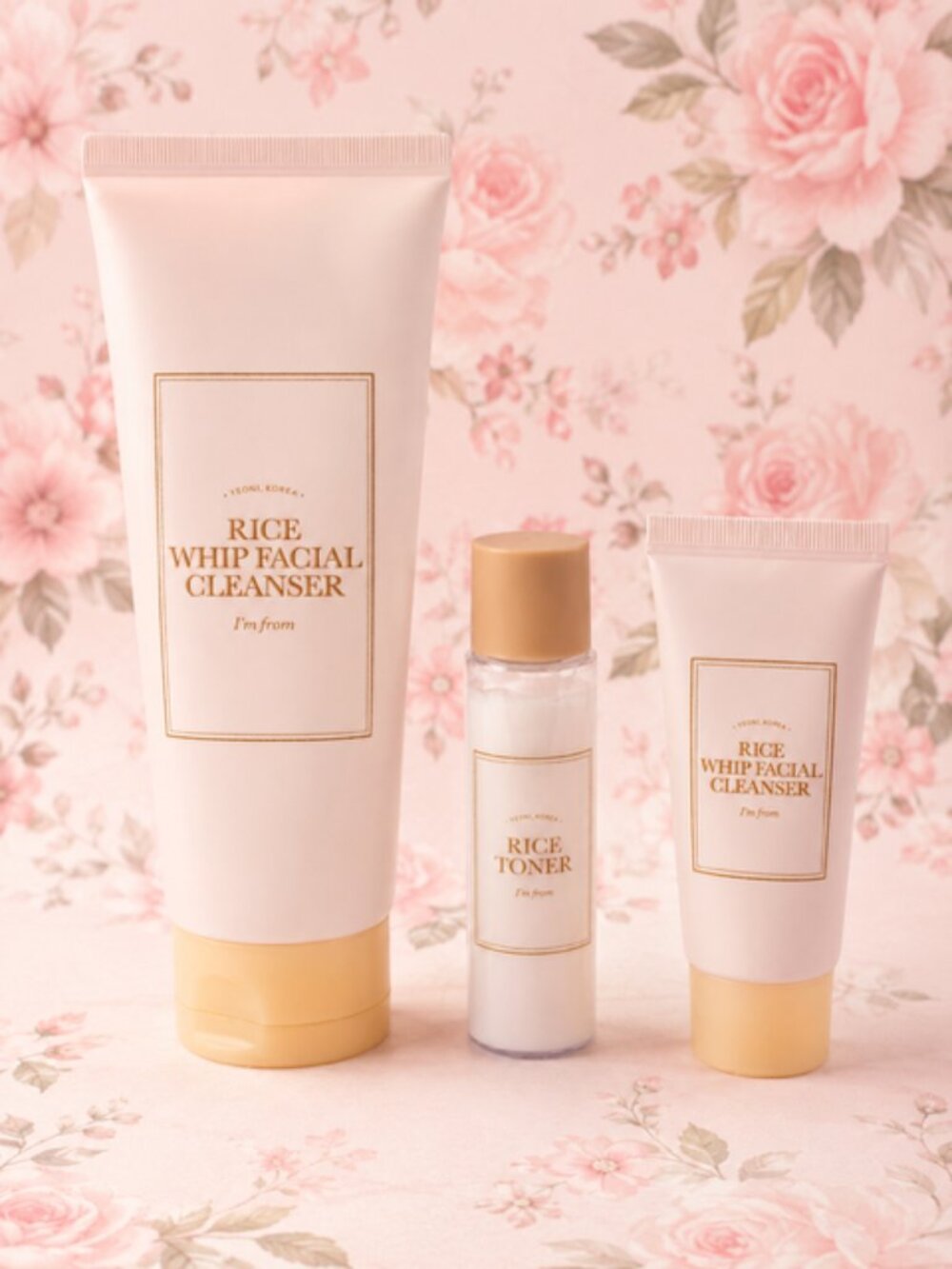 Rice Whip Facial Cleanser Set New Never Used